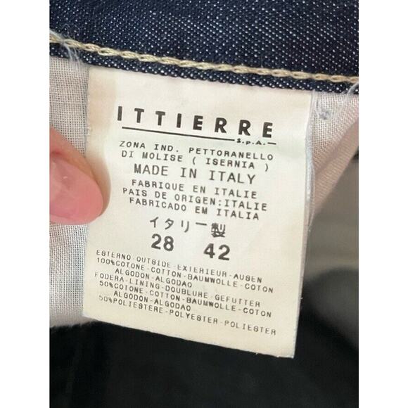 Versace Jeans Couture Dark Wash Women's High Rise Jeans Size 28/42 - Picture 3 of 5